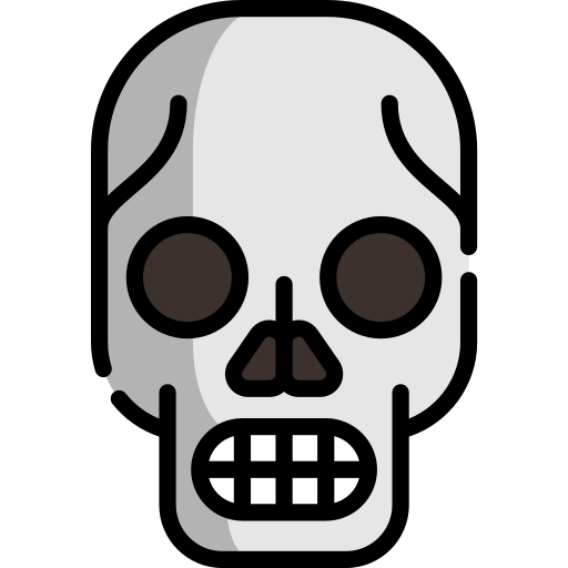 Cráneo Special Lineal color icono