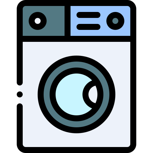 洗濯機 Detailed Rounded Lineal color icon