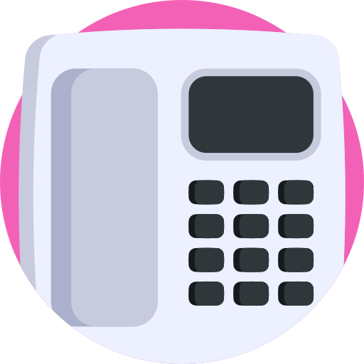 電話 Detailed Flat Circular Flat icon
