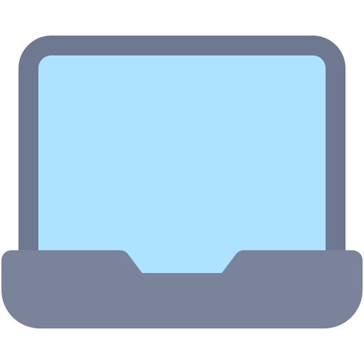 computadora portátil Generic color fill icono