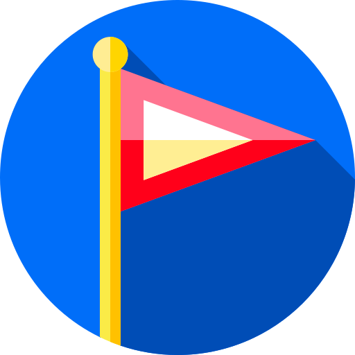 bandiera Flat Circular Flat icona