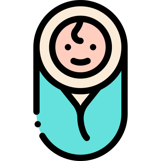 赤ちゃん Detailed Rounded Lineal color icon