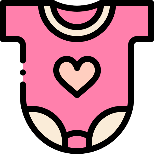 vêtements de bébé Detailed Rounded Lineal color Icône