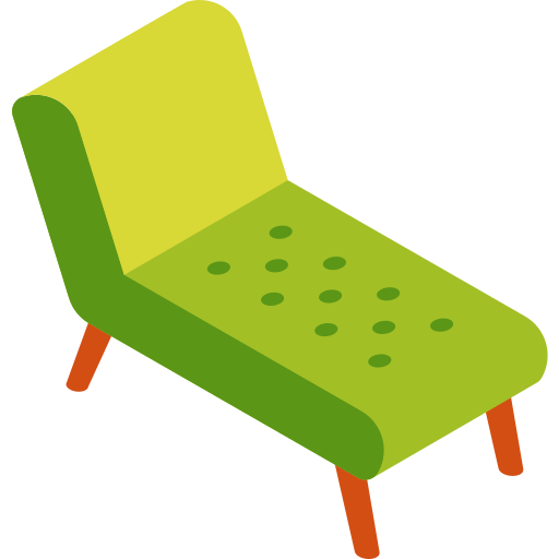 fotel Isometric Flat ikona