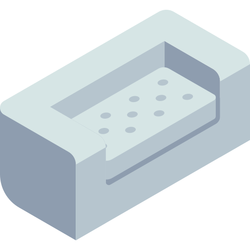 Sofá Isometric Flat icono