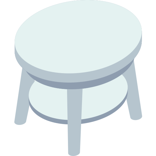 コーヒーテーブル Isometric Flat icon