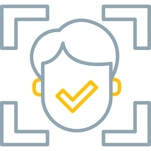 identificación electrónica Generic color outline icono