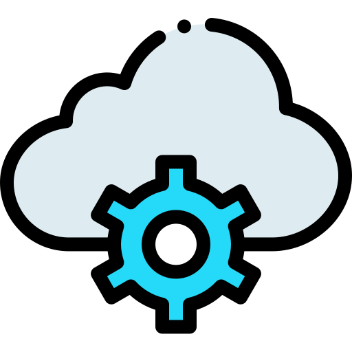 La computación en nube Detailed Rounded Lineal color icono