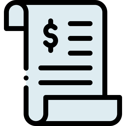 Invoice Detailed Rounded Lineal color icon