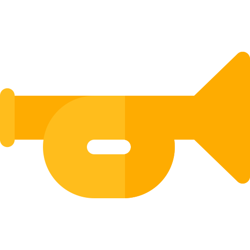 trompete Basic Rounded Flat icon