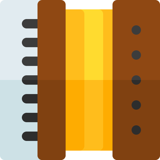 akordeon Basic Rounded Flat ikona