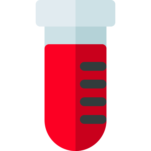 badanie krwi Basic Rounded Flat ikona