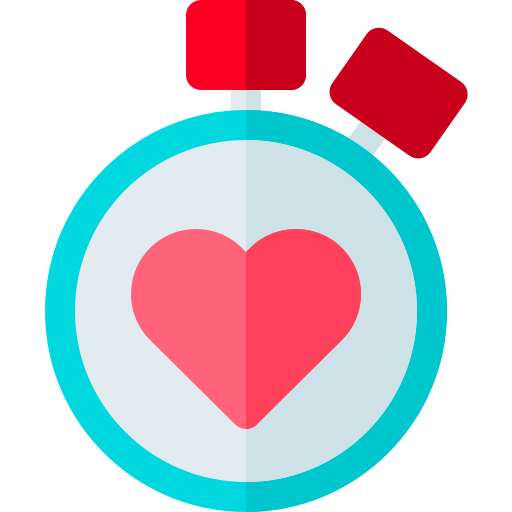 Heart rate Basic Rounded Flat icon