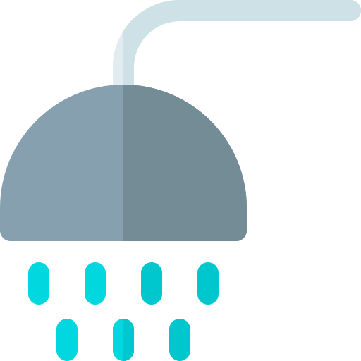Shower Basic Rounded Flat icon