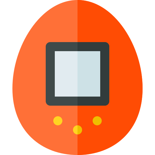 Tamagotchi Basic Rounded Flat icon
