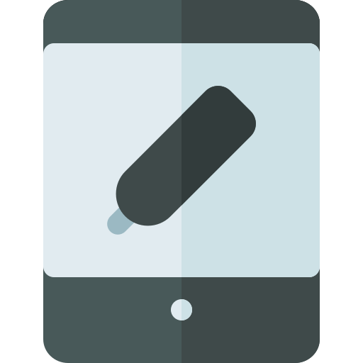 tablet Basic Rounded Flat ikona