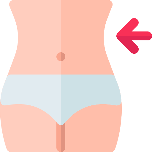 Waist Basic Rounded Flat icon