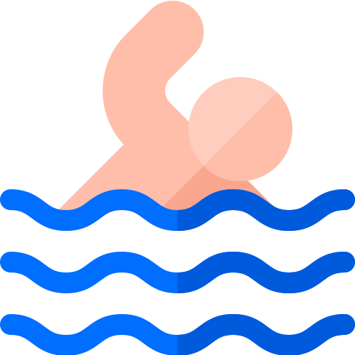 nuoto Basic Rounded Flat icona