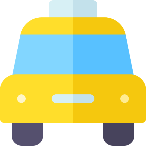 taxi Basic Rounded Flat icon