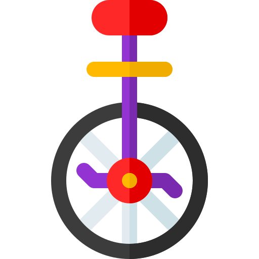 Monocycle Basic Rounded Flat icon