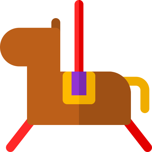 Horse Basic Rounded Flat icon