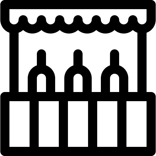 Cabine Basic Rounded Lineal Ícone