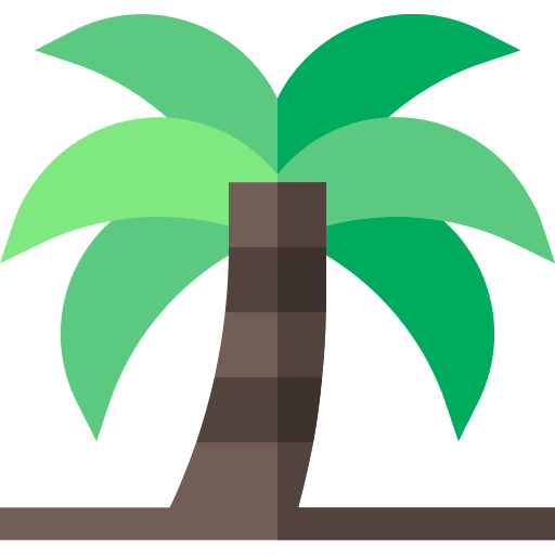 Date palm Basic Straight Flat icon