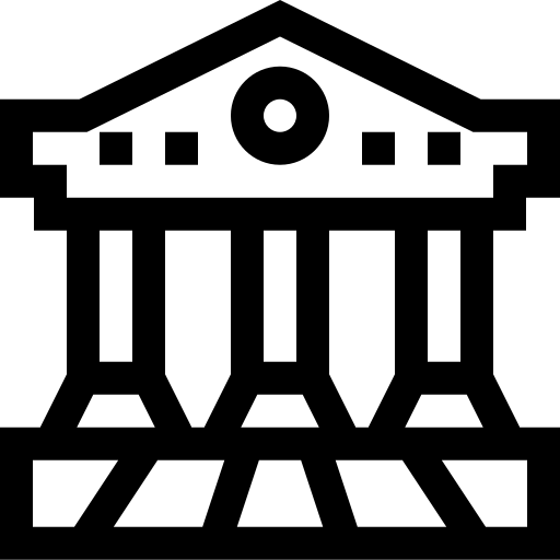 partenon Basic Straight Lineal Ícone