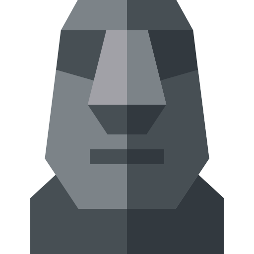 moai Basic Straight Flat icon