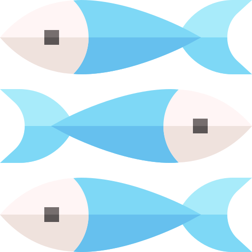 Sardines Basic Straight Flat icon