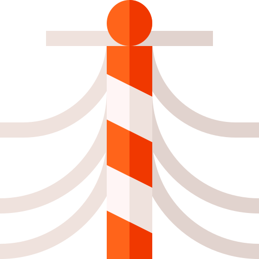 Levantamento do mastro Basic Straight Flat icon