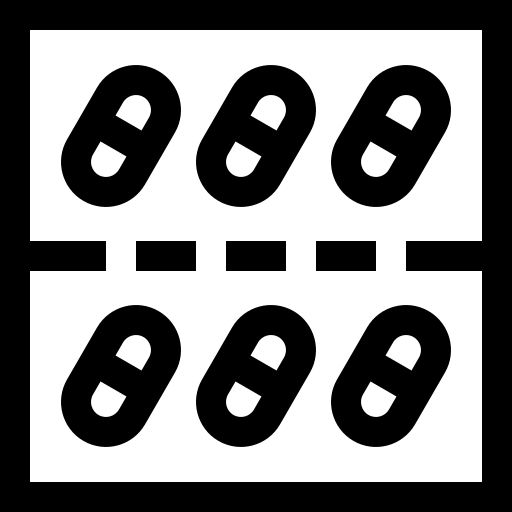 Comprimidos Basic Straight Lineal Ícone