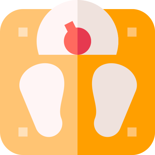 Weight scale Basic Straight Flat icon