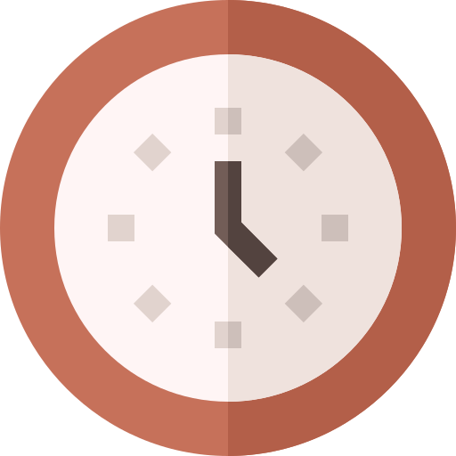 Reloj Basic Straight Flat icono