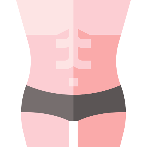 corpo umano Basic Straight Flat icona