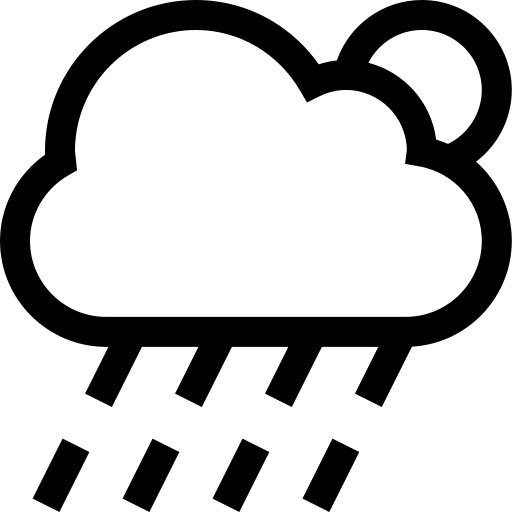 pogoda Basic Straight Lineal ikona