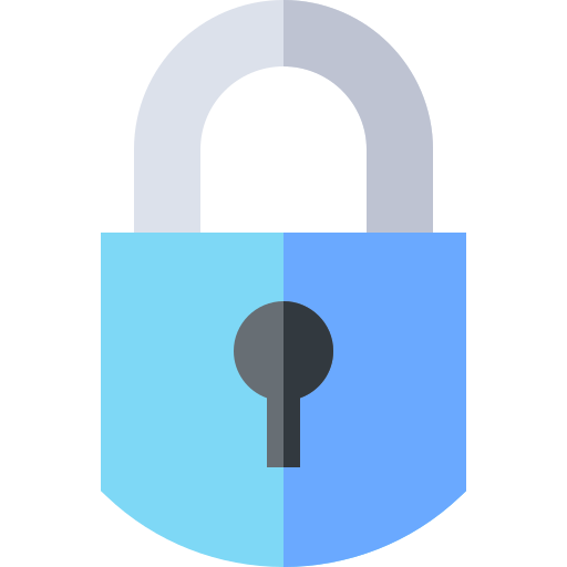 Lock Basic Straight Flat icon