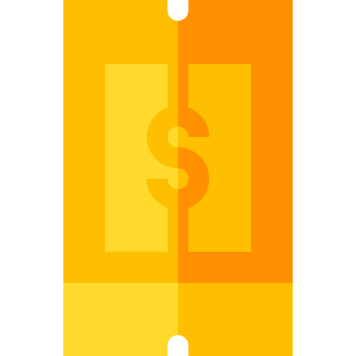 Billete Basic Straight Flat icono