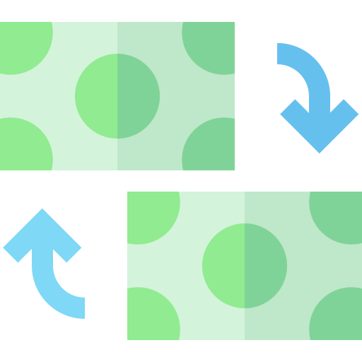 交換 Basic Straight Flat icon