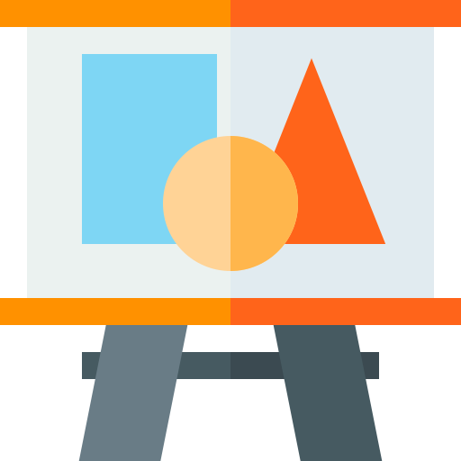 기하학적 모양 Basic Straight Flat icon