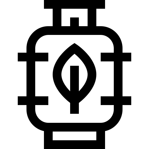 Biogas Basic Straight Lineal icono