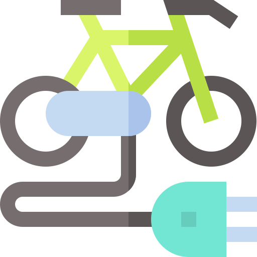 電動自転車 Basic Straight Flat icon