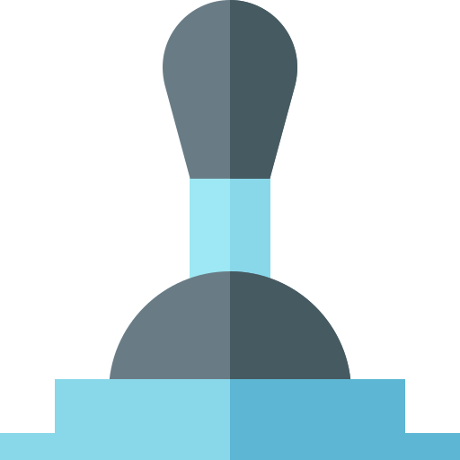 bedieningshendel Basic Straight Flat icoon