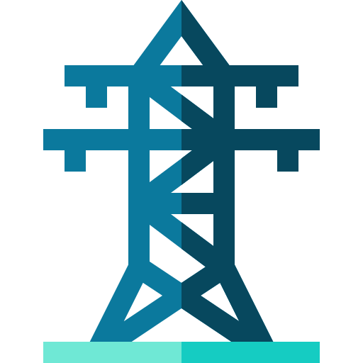 Башня силы Basic Straight Flat иконка