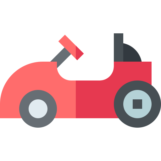 Kart Basic Straight Flat icon