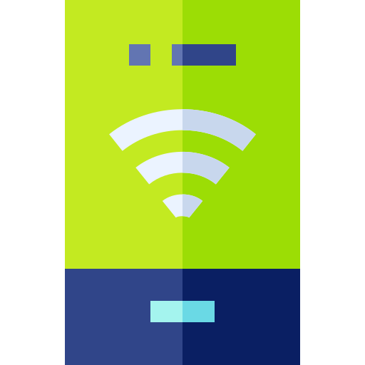Teléfono inteligente Basic Straight Flat icono
