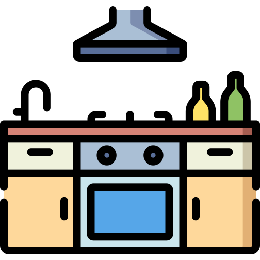 Cocina Special Lineal color icono