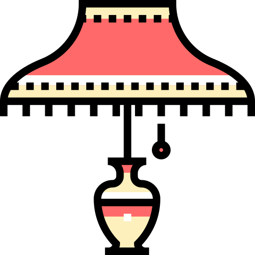 zabytkowa lampa Detailed Straight Lineal color ikona