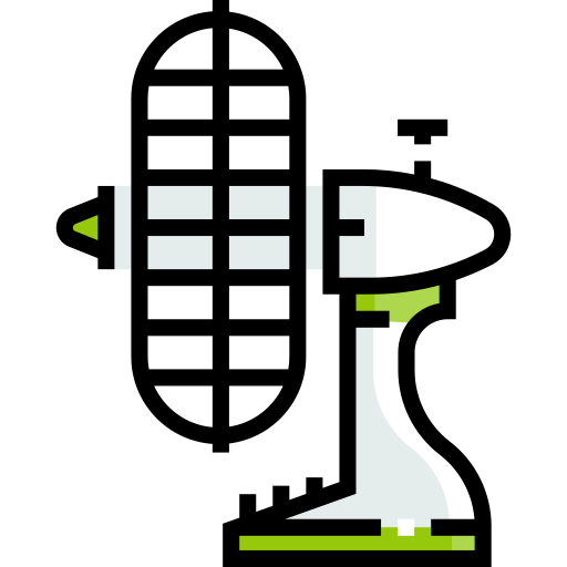 Ventilador Detailed Straight Lineal color icono