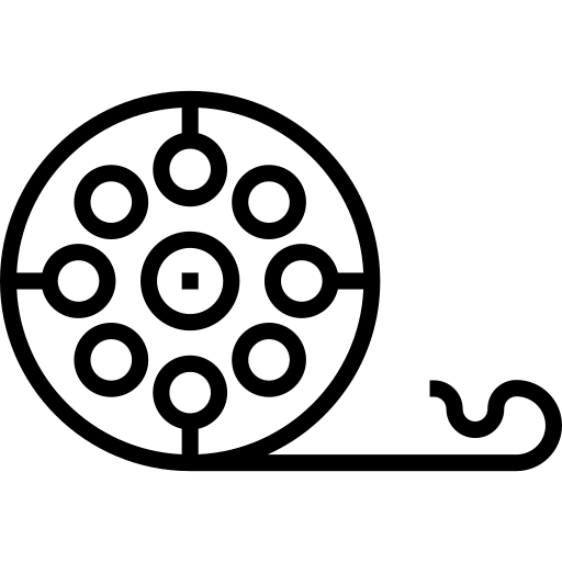 bioscoop Detailed Straight Lineal icoon